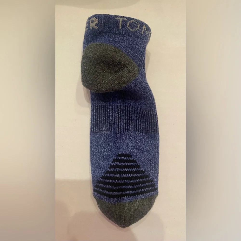 TOMMIE COPPER‎ 6 Pair Athletic Ankle Socks Unisex Blue Size Large NWOT